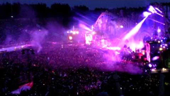 David Guetta @ Tomorrowland 2011: Million lights, Fireworks & Ending