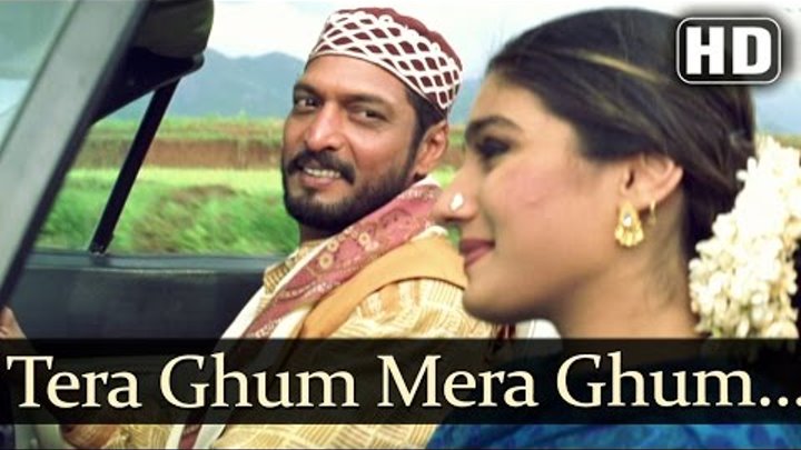 Tera Ghum Mera Ghum (HD) - Ghulam-E-Mustafa Song - Nana Patekar - Raveena Tandon
