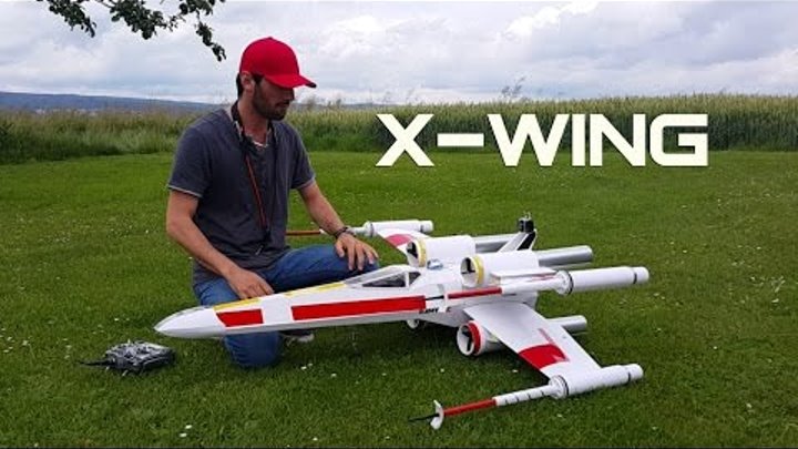 STAR WARS: X-WING twin EDF scratch build RC airplane STAR WARS: X-WING twin EDF scratch build RC airplane