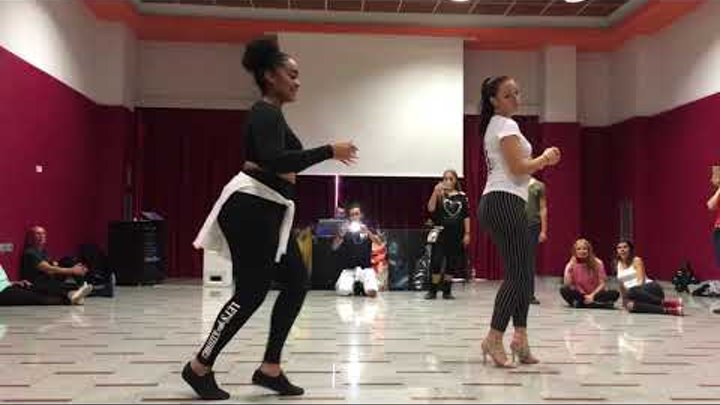 Adeline & Isabelle dancing Kizomba Lady Style at Neverending Kizomba Festival 2018 (Barcelona) Adeline & Isabelle dancing Kizomba Lady Style at Neverending Kizomba Festival 2018 (Barcelona)