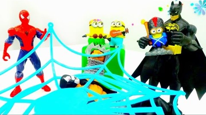 Minions Superhero Adventures! Minion Funny cartoon Minions Banana Baby Toys Миньоны игрушки