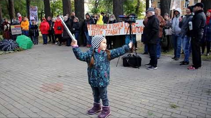 Около 300 человек собрал митинг ЛДПР "Мы хотим жить!" в Сергиевом Посаде.