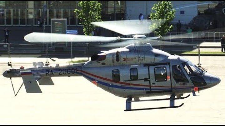 Вертолет Ансат на трейлере и полеты на выставке "HeliRussia-2018" - 6 часть