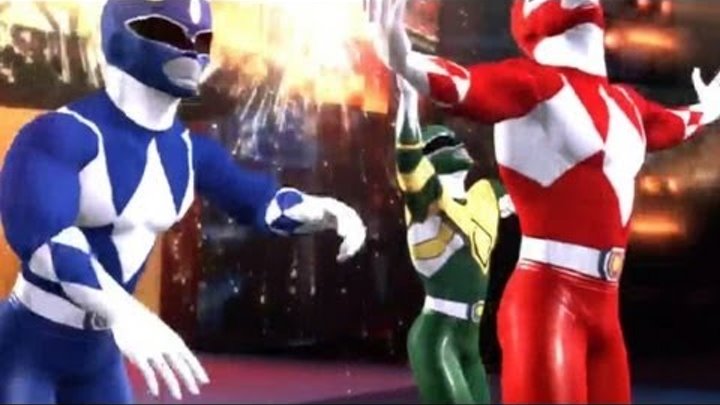 WWE '12: Power Rangers vs John Cena, Zack Ryder & Santino WWE '12: Power Rangers vs John Cena, Zack Ryder & Santino