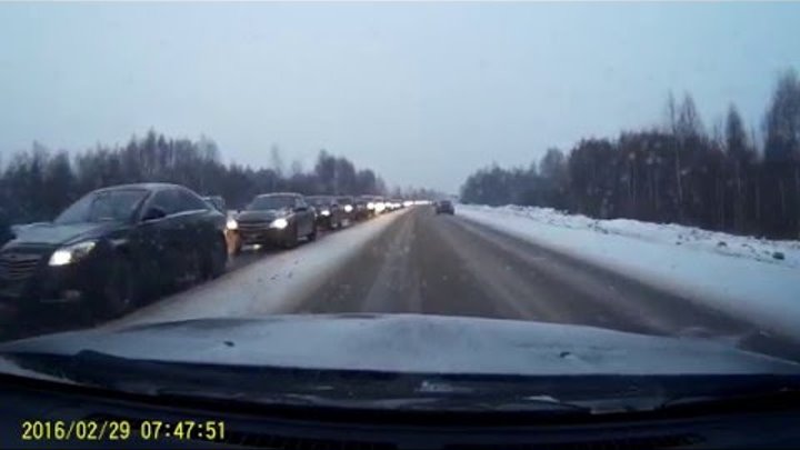29 февраля 2016, Ярославль, ДТП на окружной дороге