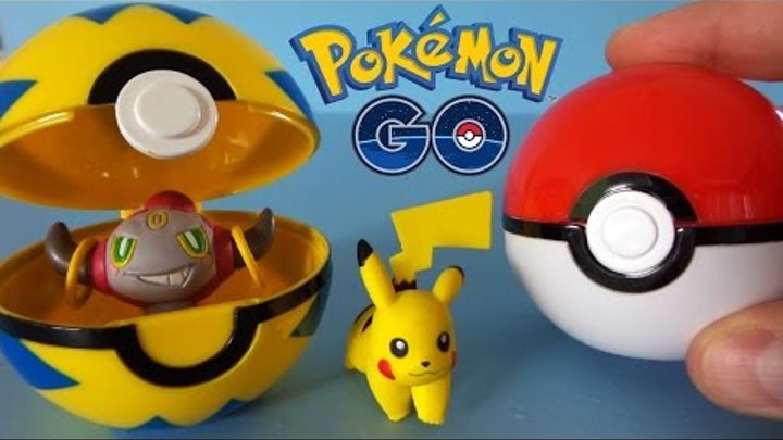 Pokemon GO покемоны игрушки обзор покебол