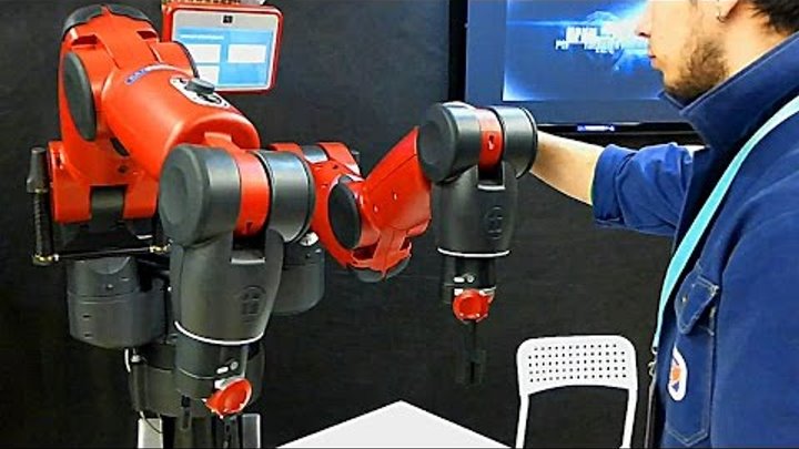 Робототехника. Промышленные Роботы. Робот Бакстер. Robot Baxter. Бал Роботов