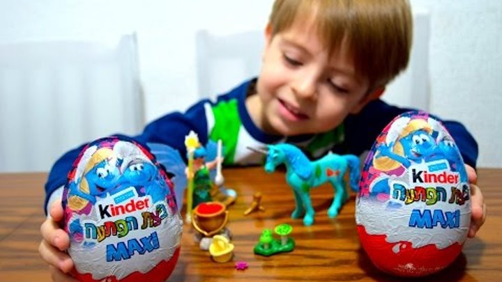 Bad baby Киндер Макси Сюрприз Смурфики Kinder MAXI magic wand transform Bad baby Киндер Макси Сюрприз Смурфики Kinder MAXI magic wand transform