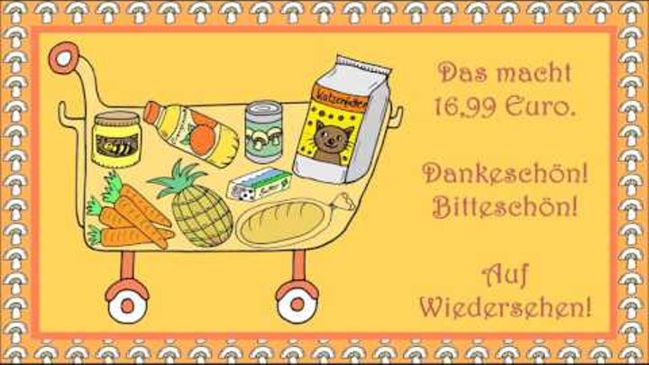 Im Supermarkt (Deutsch als Fremdsprache für Kinder - learn German - apprendre l'allemand) Im Supermarkt (Deutsch als Fremdsprache für Kinder - learn German - apprendre l'allemand)