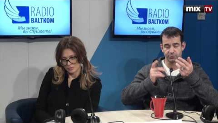 Дмитрий Певцов и Ольга Дроздова на радио Baltkom