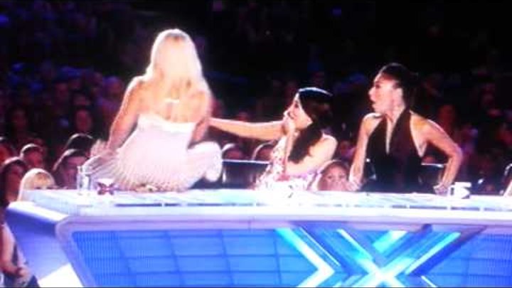 X Factor UK 2012 Lorna Bliss 33 Britney Spears Lookalike Impersonator Sings Till the World Ends