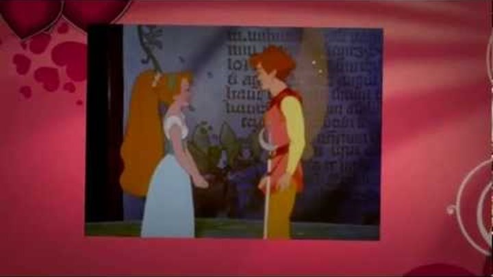 Canzoni d'amore Auguri divertenti fiabe Disney di Buon San Valentino Anniversario nozze matrimonio