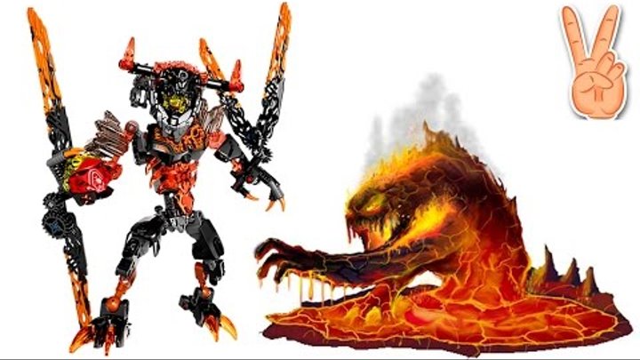 Lego Bionicle 71313 Lava Beast - Lego Speed Build Review БЫСТРАЯ СБОРКА ЛЕГО Лава монстра