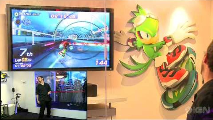 Sonic Free Riders Footage - E3 2010