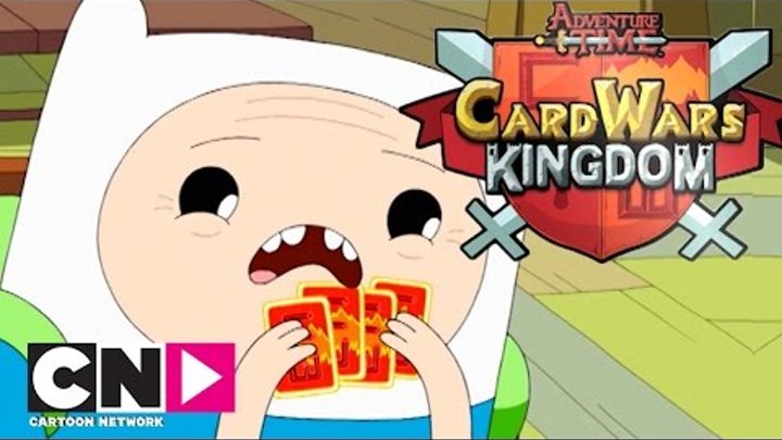 Время приключений | Прохождение игры «Королевство карточных войн» | Cartoon Network