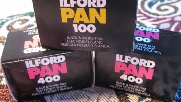 Ilford PAN Черно-белые фотоплёнки. Обзор