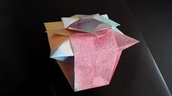 Ваза оригами, origami vase (Hiroaki Takai)