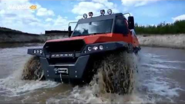 Avtoros Shaman 8x8 ATV: el vehículo anfibio más brutal Avtoros Shaman 8x8 ATV: el vehículo anfibio más brutal