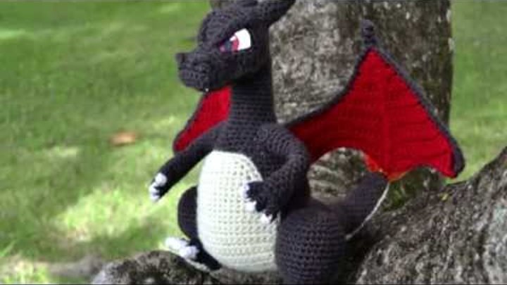 Амигуруми: схема Покемона Чаризард. Игрушки вязаные крючком! Free crochet patterns.