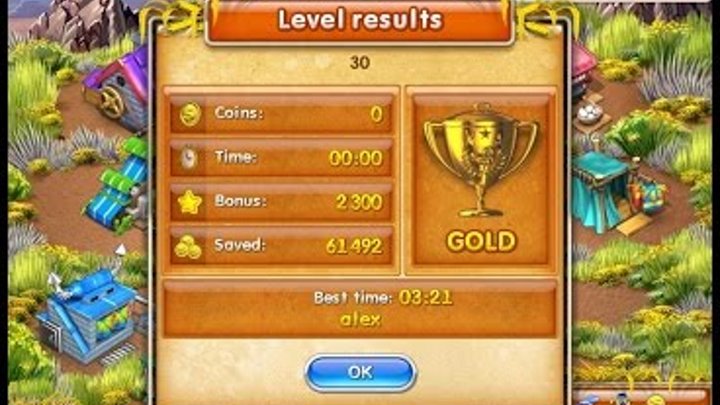 Farm Frenzy 3 American Pie (level 30) only GOLD Веселая ферма 3 Американский пирог Уровень 30 Золото