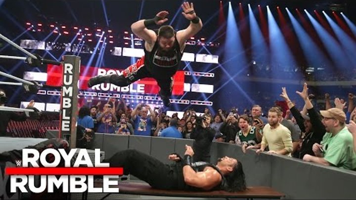 Roman Reigns vs. Kevin Owens - WWE Universal Title No Disqualification Match: Royal Rumble 2017