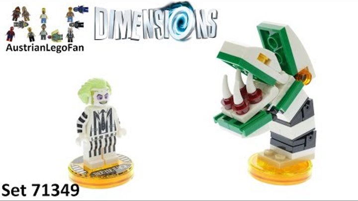 Lego Dimensions 71349 Beetlejuice Fun Pack Saturn´s Sandworm - Lego Speed Build