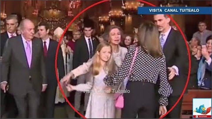 Doña Sofía es humillada en público por la Princesa Leonor y desplante de la Reina Letizia Video