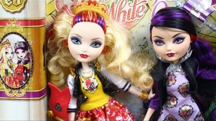 Apple White & Raven Queen / Эппл Вайт и Рейвен Квин - School Spirit - Ever After High - CJF67 смотреть онлайн Apple White & Raven Queen / Эппл Вайт и Рейвен Квин - School Spirit - Ever After High - CJF67