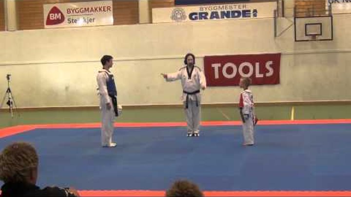 Taekwondo Show Fight. Aaron Cook VS Frederik Emil Olsen.