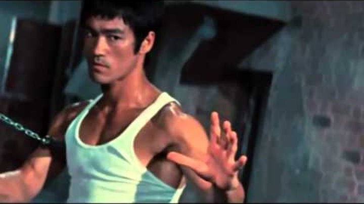 Брюс Ли мастер боя нунчаками Bruce Lee nunchaku fight master