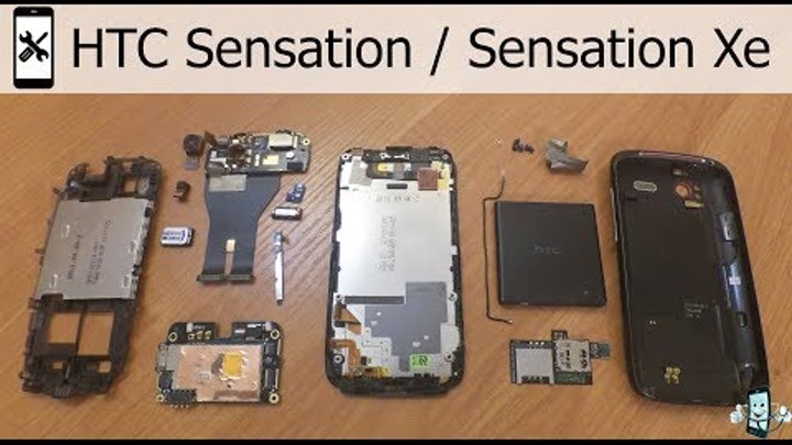 Как разобрать HTC Sensation Z710e G14 / Xe Z715e G18 Разборка, замена запчастей и ремонт телефона