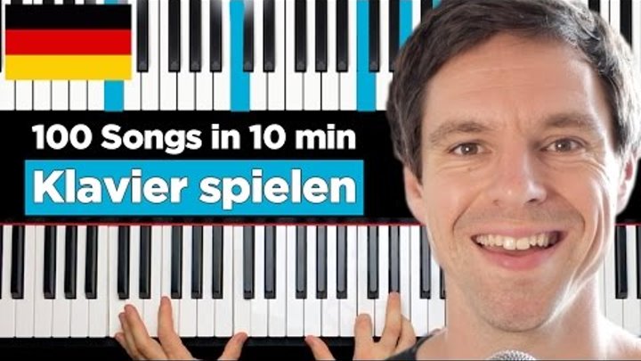 Wie JEDER 100 Songs in nur 10 min auf dem Klavier spielen kann