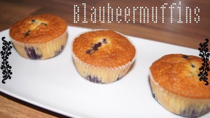 Blaubeermuffins/ Маффины с черникой/ Blueberry muffins Blaubeermuffins/ Маффины с черникой/ Blueberry muffins