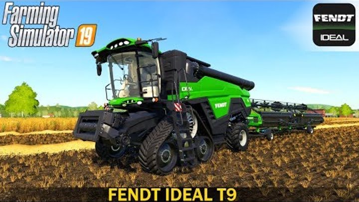 Farming Simulator 19 - FENDT IDEAL T9 The Largest Combine Harvester
