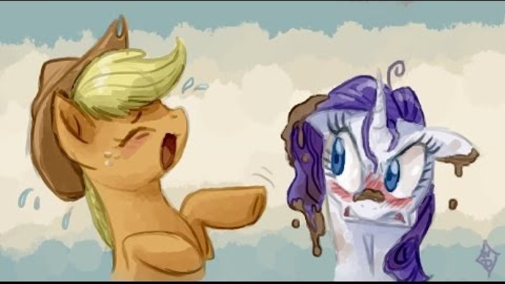 Мой маленький пони смотреть Эпплджек против Рарити новая серия My little pony Applejack vs rarity