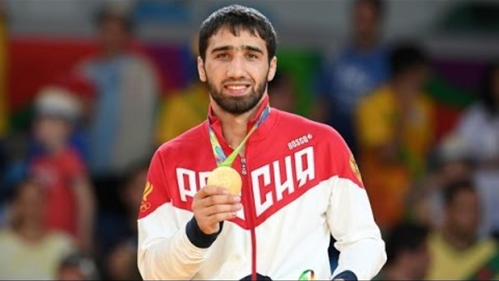 Российский дзюдоист Хасан Халмурзаев завоевал золото на Олимпиаде в Рио