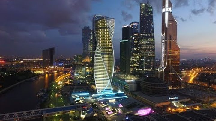 ♫ Говорит и показывает Москва! Aerial view of Moscow - Аэросъемка Москва / Polyushka Polye Mix