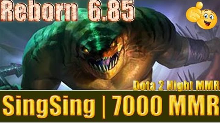 Dota 2 reborn SingSing 7000 MMR Tidehunter Ranked Match Gameplay!