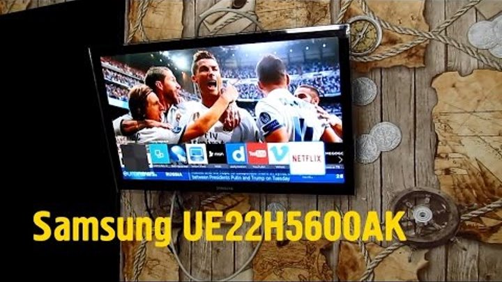 Телевизор Samsung UE22H5600AK Распаковка Обзор Отзыв
