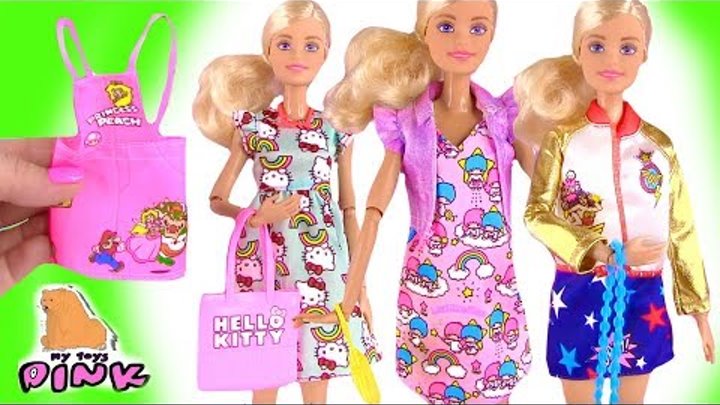 Dress Up Dolls Новые Наряды для БАРБИ! Barbie NEW OUTFITS Play ОДЕВАЛКИ КУКЛЫ БАРБИ!