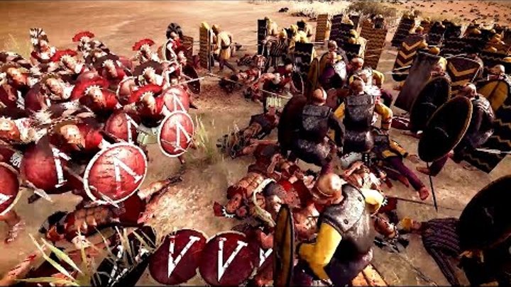 300 Spartans vs 3000 Persians Rome 2 Total War