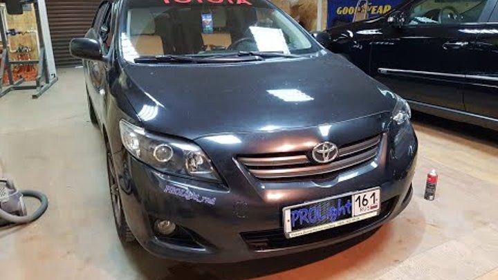 Toyota Corolla. Установка биксеноновых линз Hella 3R Premium + скрытая установка ксенона. Toyota Corolla. Установка биксеноновых линз Hella 3R Premium + скрытая установка ксенона.