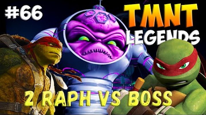 Черепашки-Ниндзя: Легенды. Прохождение #66 2 Raph vs FINAL BOSS (TMNT Legends IOS Gameplay 2016
