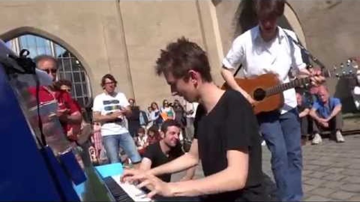NICOLA TENINI - AMAZING BOOGIE WOOGIE JAM SESSION! - STREET PIANO MUNICH 2013 - PLAY ME I'M YOURS