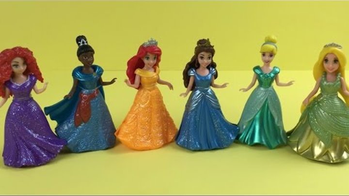 Disney Princess MagiClip Dolls Cinderella Ariel Belle Merida Rapunzel Tiana Magic Clip Collection Disney Princess MagiClip Dolls Cinderella Ariel Belle Merida Rapunzel Tiana Magic Clip Collection