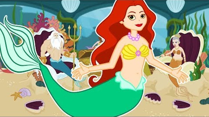 Русалочка и дельфин сказка для детей, анимация и мультик