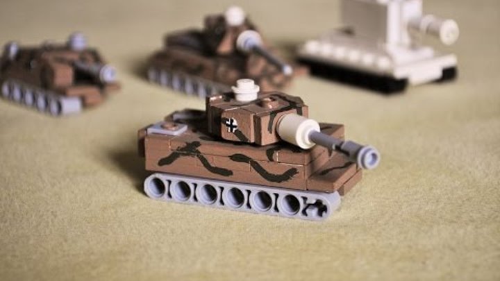 Lego WW2 mini TIGER 1 instructions