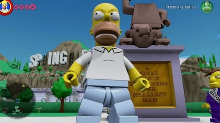 LEGO Dimensions - Springfield Open World Free Roam (The Simpsons Adventure World)