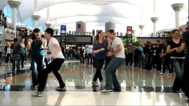 Denver Airport Swing Dance Flash Mob
