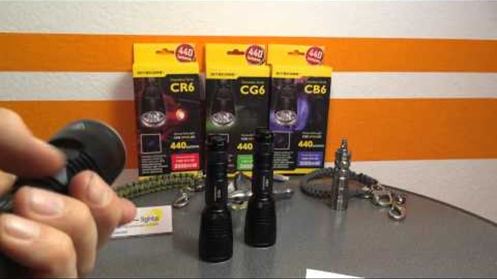 Nitecore Chameleon Serie CR6 CG6 CB6 Nitecore Chameleon Serie CR6 CG6 CB6